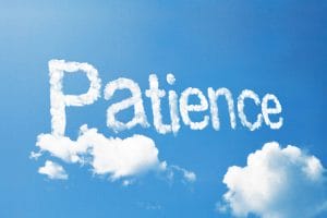 patience throughout the surrogacy process